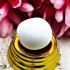 White Leklai Magic Pearl Arahant Relic Lucky Stone Somporn Thai Amulet #17679