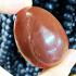 Gambling Money Khong River Lucky Stone Leklai Naga Egg Orange Thai Amulet #17692