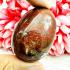 Leklai Naga Egg Wealth Protection River Rock Lucky Stone Brown Thai Amulet 17695