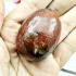 Leklai Naga Egg Wealth Protection River Rock Lucky Stone Brown Thai Amulet 17695