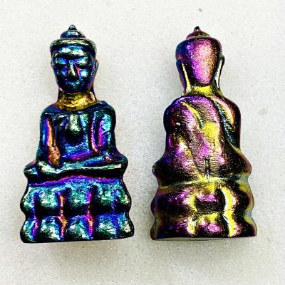 Leklai Rainbow Meditation Buddha Magic Lucky Protection Wealth Thai Amulet 17707