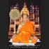 Lifelike 23cm Wax Art Monk Statue Meditation Phat WatHuaiDuan Thai Amulet #17713