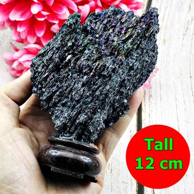 Leklai Rainbow Glitter Neutral Cave Lucky Rich Wealth Somporn Thai Amulet #17714