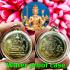 Rich Pendant Waterproof White Silver 4face Phom Jakphet Watdon Thai Amulet 17733