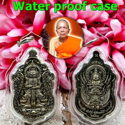 Pendant Waterproof White Silver Wessuwan Protection Guardian Thai Amulet #17734