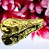 Leklai Suwanracha Cave Drop Yellow Gold Millionair Money Lucky Thai Amulet 17743