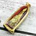 Leklai Suwanracha Cave Drop Yellow Gold Millionair Money Lucky Thai Amulet 17743
