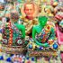 Buddha Green Statue Naga Eye Gems Jade Stone Leklai Ancient Thai Amulet #17767
