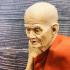 Lifelike Wax Art Monk Statue Meditation 28Cm Tuad WatChanghai Thai Amulet #17771