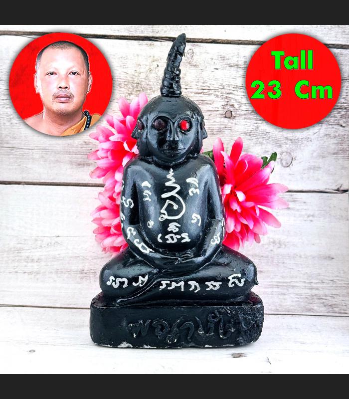 Statue Ngan Ngung 4face Graveyard Gambling Win Lp Amnaj Be2555 Thai Amulet 17773