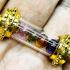 Leklai Naga Lucky Lot 5in1 Magic Stone Survive Takrut Somporn Thai Amulet #17776