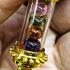 Leklai Naga Lucky Lot 5in1 Magic Stone Survive Takrut Somporn Thai Amulet #17776