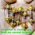 Leklai Naga Lucky Lot 5in1 Magic Stone Survive Takrut Somporn Thai Amulet #17776