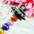 Leklai Naga Eye Lucky Healing Stone 5in1 Magic Takrut Somporn Thai Amulet #17777