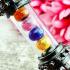 Leklai Naga Eye Lucky Healing Stone 5in1 Magic Takrut Somporn Thai Amulet #17777