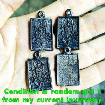 Nawa Buddha Over PhaPhom 4Face Wealth Rich Doo WatSaKae Be2522 Thai Amulet 17778