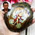 Panneng Skull Forehead Lady 9tail Fox Gambling Win Lucky Tawee Thai Amulet 17785