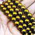 Necklace 10mm Leklai Mala 108 Gold Magnetic Protection Somporn Thai Amulet 17786