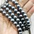 Necklace Leklai Mala 108 White Ngern Magnetic Protect Somporn Thai Amulet #17787