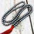 Necklace Leklai Mala 108 White Ngern Magnetic Protect Somporn Thai Amulet #17787