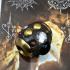 Takrut Leklai Ball Harmless Immortal Protection Somporn Black Thai Amulet #17789