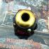 Takrut Leklai Ball Harmless Immortal Protection Somporn Black Thai Amulet #17789