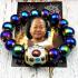 Bracelet Leklai Magnetic Rainbow Money Wealth Somporn White Thai Amulet #17799
