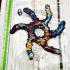 Leklai Rowel Chakra Wheel Rainbow Fortune Protection Immortal Thai Amulet #17802