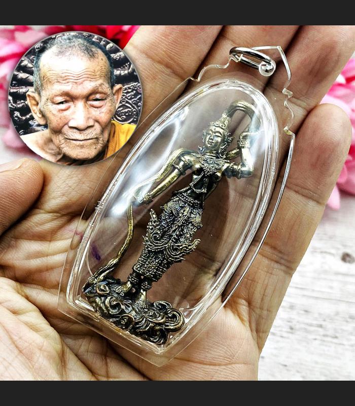 Miniature Maethorani Queen Of Earth Victory Win Kalong Be2552 Thai Amulet #17804
