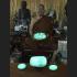 Leklai Lucky Stone Glow In Dark Buddha Moon Light Rich Somporn Thai Amulet 17806