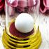 White Leklai Pearl Arahant Relic Lucky Healing Stone Somporn Thai Amulet #17810