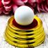 White Leklai Pearl Arahant Relic Lucky Healing Stone Somporn Thai Amulet #17810