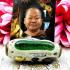 Leklai Takrut Naga Eye Capsule Red Gold Mix Lucky Somporn 5cm Thai Amulet #17817