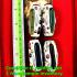 Leklai Takrut Naga Eye Capsule Red Gold Mix Lucky Somporn 5cm Thai Amulet #17817
