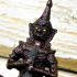 Wessuwan Statue Leklai Magic Purple Glitter Protection Somporn Thai Amulet 17818
