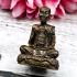 Miniature Kalong Lersri Hermit Head Tewaroob Lucky Rich Be2551 Thai Amulet 17820