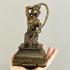 Bronze Statue Maethorani Mother Earth Queen Lady Wealth Lp Key Thai Amulet 17821