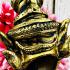 Puseir Lersri Tiger Head Khon Mask Command Control Watbangpha Thai Amulet #17823