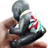 Guman LukThep Black Boy Statue Wealth Protection Kom Be2553 Thai Amulet #17826