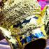 Khon Mask 3eye Lersri Tafai Long Beard Gold Pern Watbangpha Thai Amulet #17832