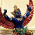 PayaKrut Garuda Half Man Bird Lucky Money Fortune Yod Be2565 Thai Amulet #17836
