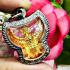 PayaKrut Garuda Half Bird Lucky Money Fortune Masschant Be2566 Thai Amulet 17841