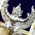 PayaKrut Garuda Half Bird Lucky Control Mind Mass Chant Be2566 Thai Amulet 17842