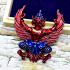 Powerful Krut Garuda Half Bird Boss Leader Mass Chant Be2566 Thai Amulet #17843