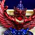 Powerful Krut Garuda Half Bird Boss Leader Mass Chant Be2566 Thai Amulet #17843