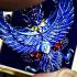 Powerful Krut Garuda Half Bird Shield Wealth Mass Chant Be2566 Thai Amulet 17844