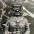 Large 40cm Statue Wessuwan Guardian Protection Life Key Black Thai Amulet #17850