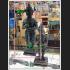 Large 40cm Statue Wessuwan Guardian Protection Life Key Black Thai Amulet #17850