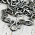 Necklace Stainless Chain Classic Multi Hook Wearing Hanging Thai Amulet #17851