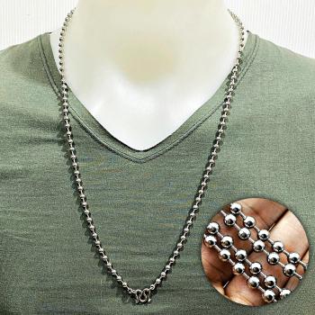 Necklace Stainless Chain Mini Fish Egg Ball Multi Hook Wearing Thai Amulet 17852